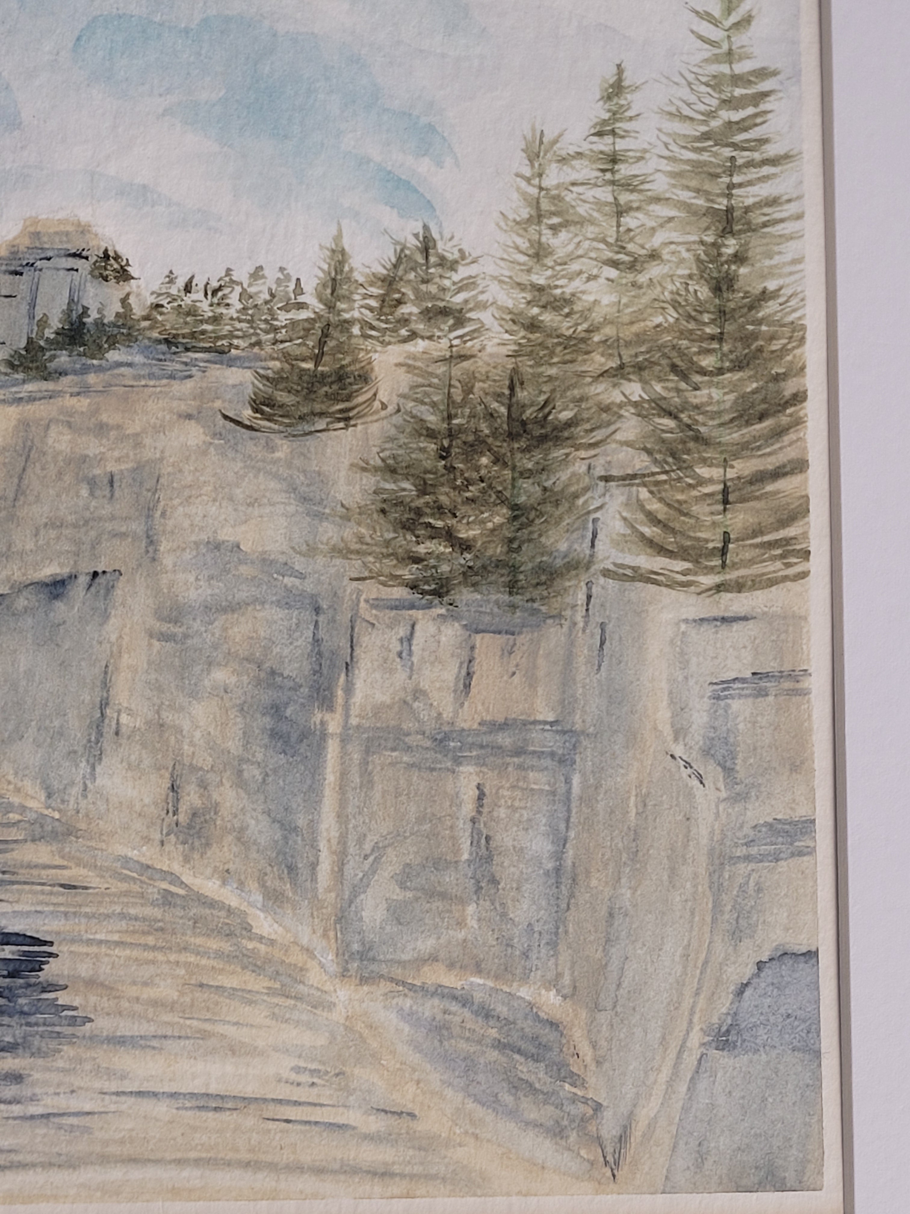 ORIGINAL WATERCOLOR Acadia Coastal | Maine Ocean Landscape Wall Art from the America the Beautiful Collection
