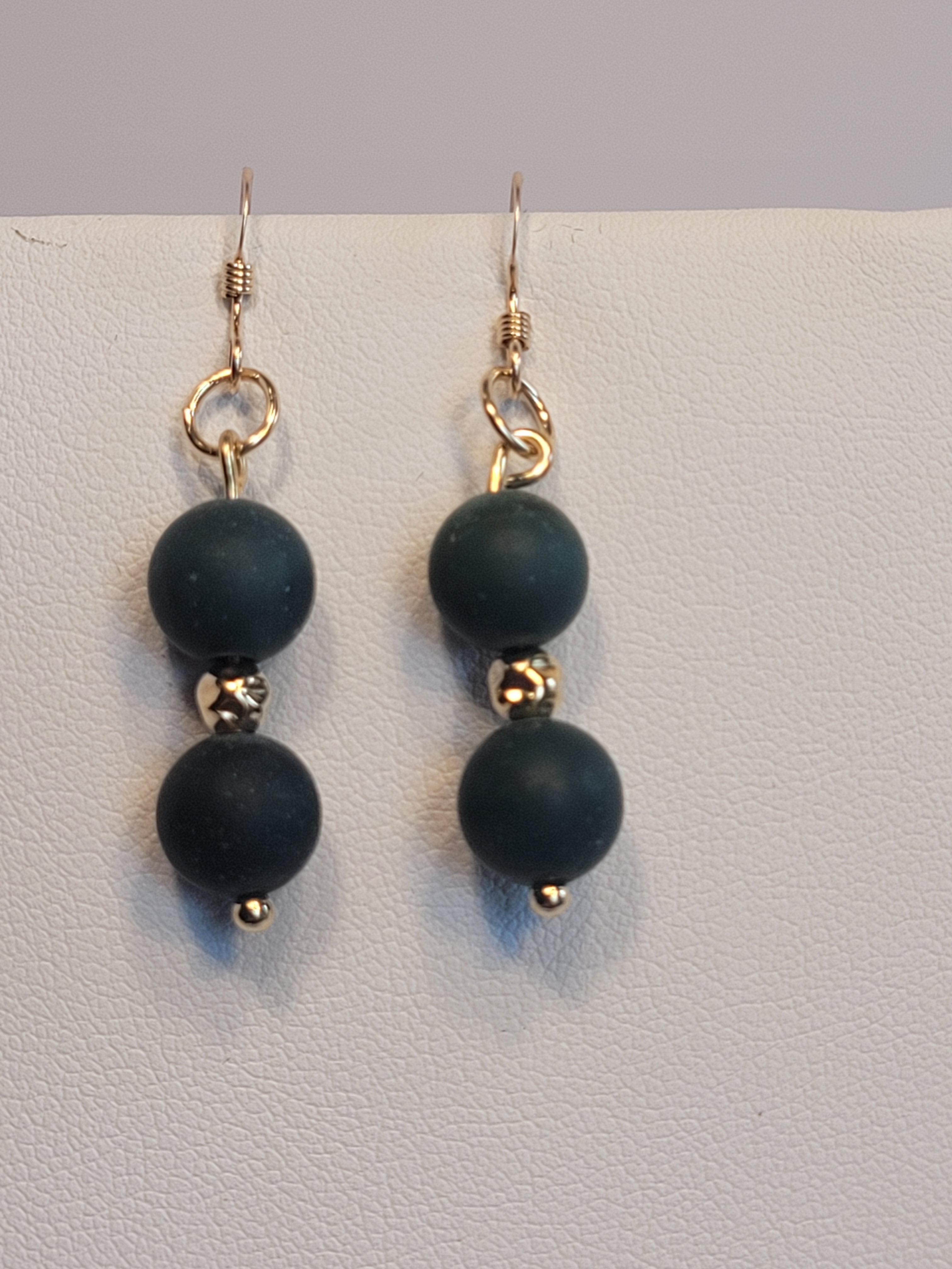 Everglades Earrings No. 2 – Moss Agate Earrings