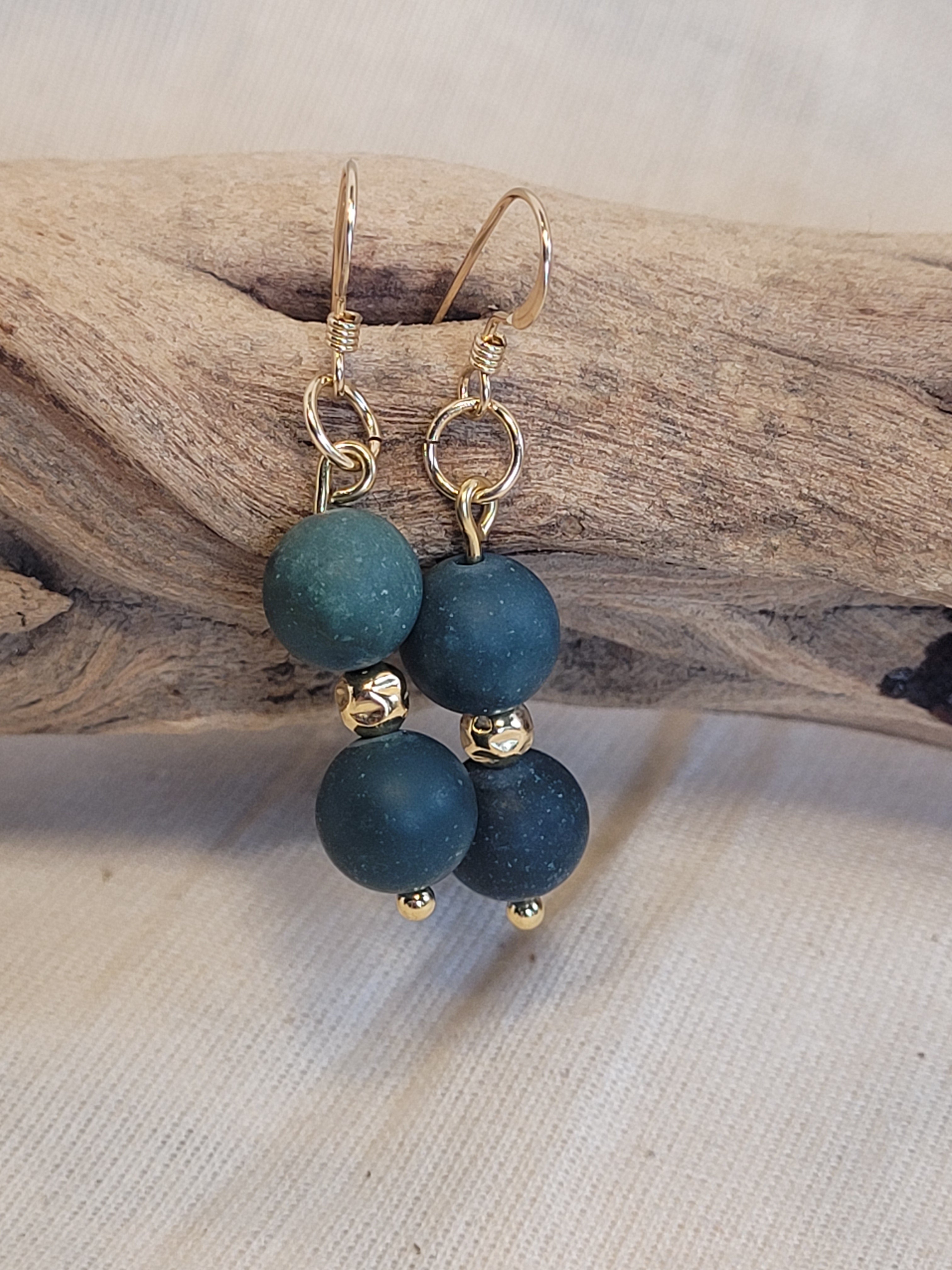 Everglades Earrings No. 2 – Moss Agate Earrings