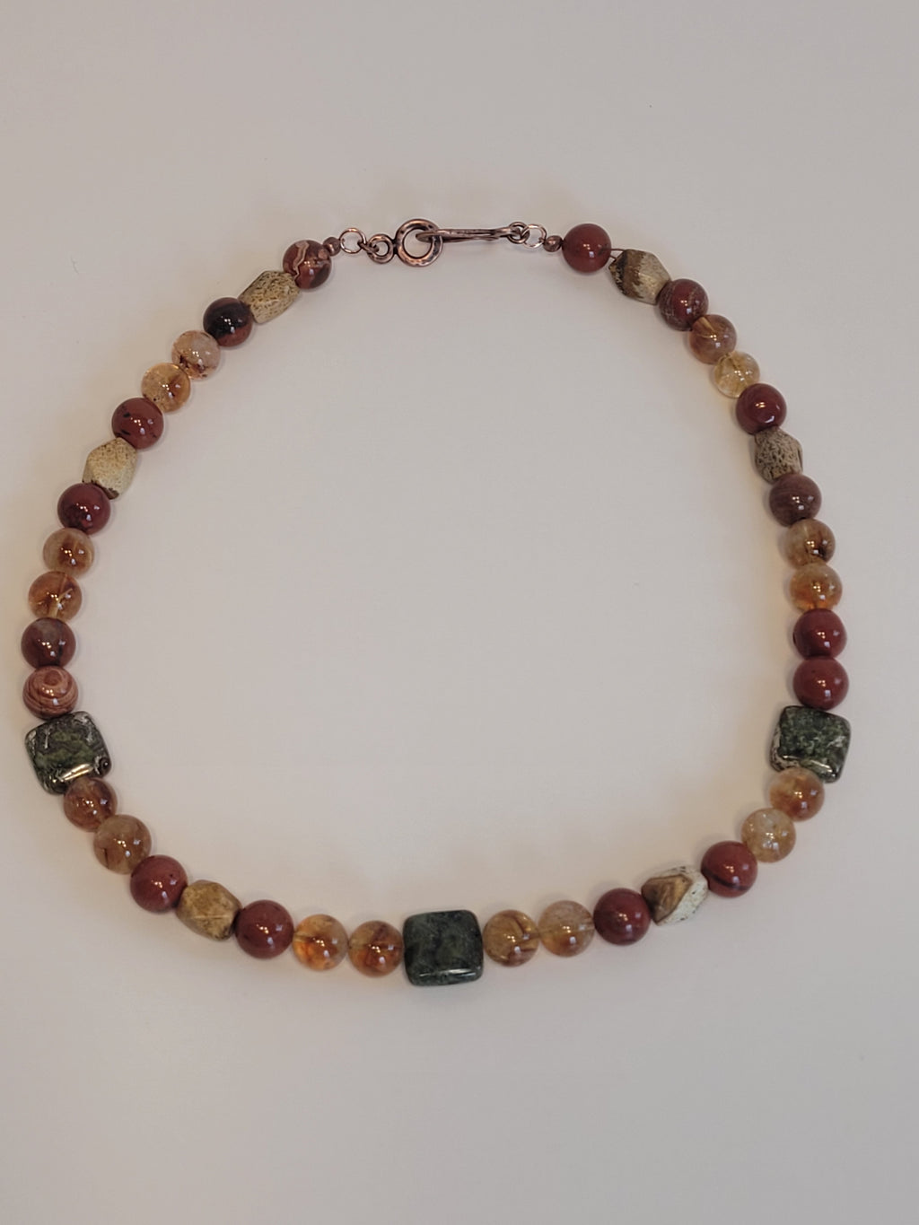 Farmlands Necklace – Jasper & Citrine Gemstone Necklace