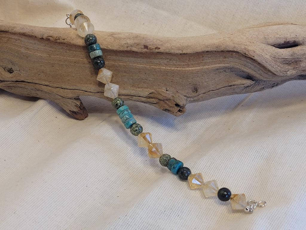 Lassen Study Collection – Gemstone Necklace, Bracelet & Earrings + Print