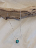 Lassen Chrysocolla Pendant – Sterling Silver Gemstone Necklace