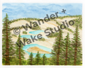 Lassen Volcanic National Park Art Print – Quiet Distance | California Landscape Wall Art from the America the Beautiful Collection