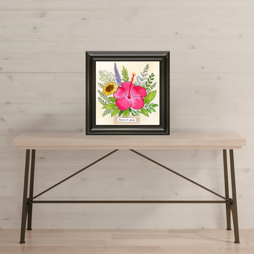 beauty + grace 6x6 print