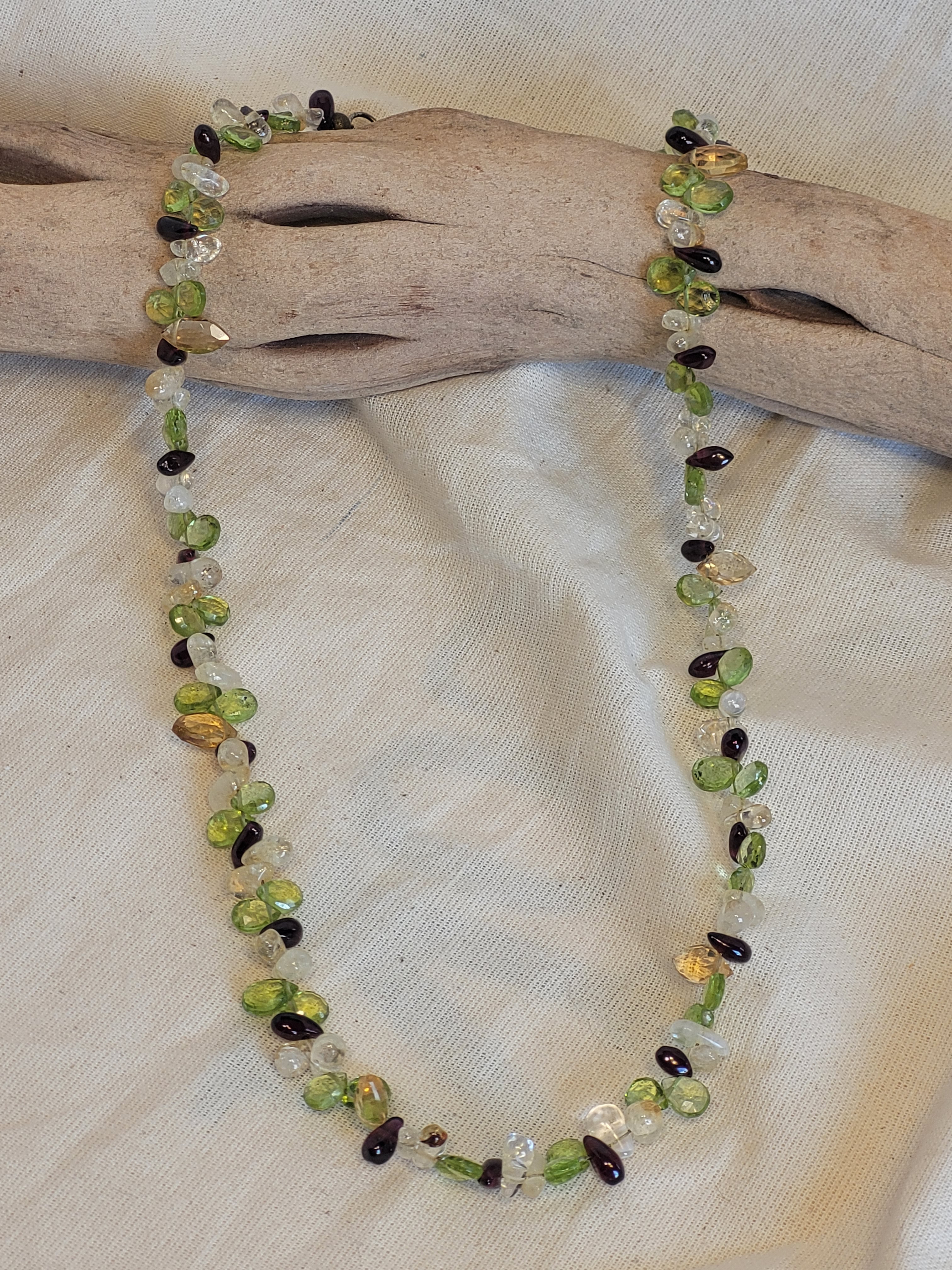 Pisgah Study Collection – Gemstone Necklace, Bracelet & Earrings + Art Print