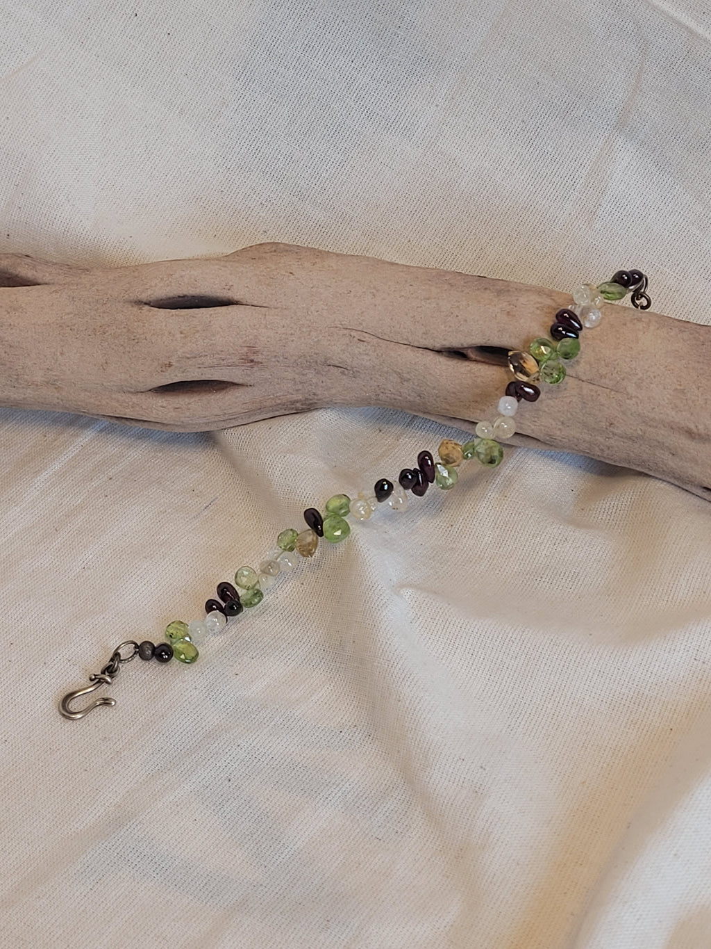 Pisgah Bracelet – Garnet, Citrine & Peridot Gemstone Bracelet