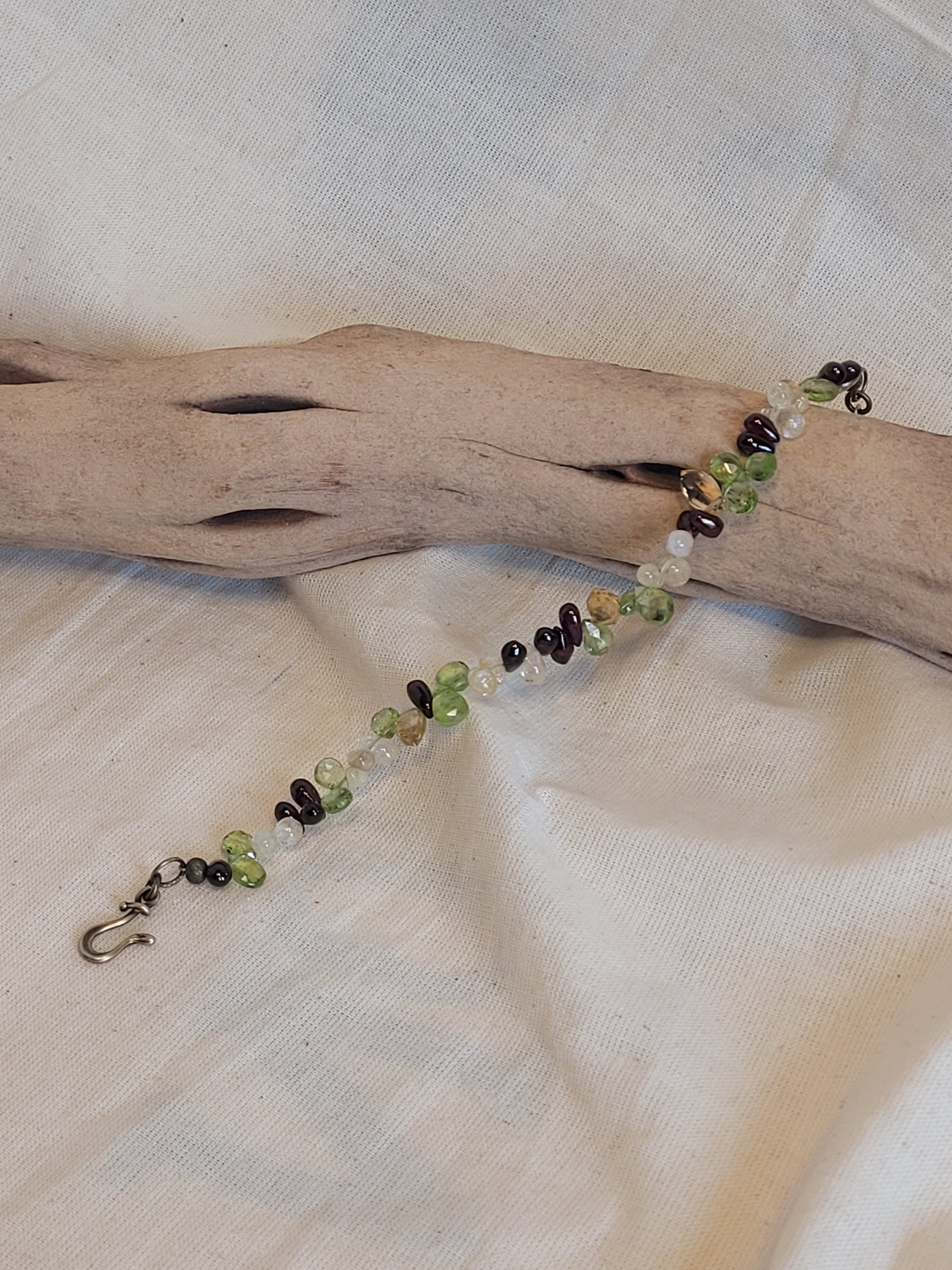 Pisgah Study Collection – Gemstone Necklace, Bracelet & Earrings + Art Print