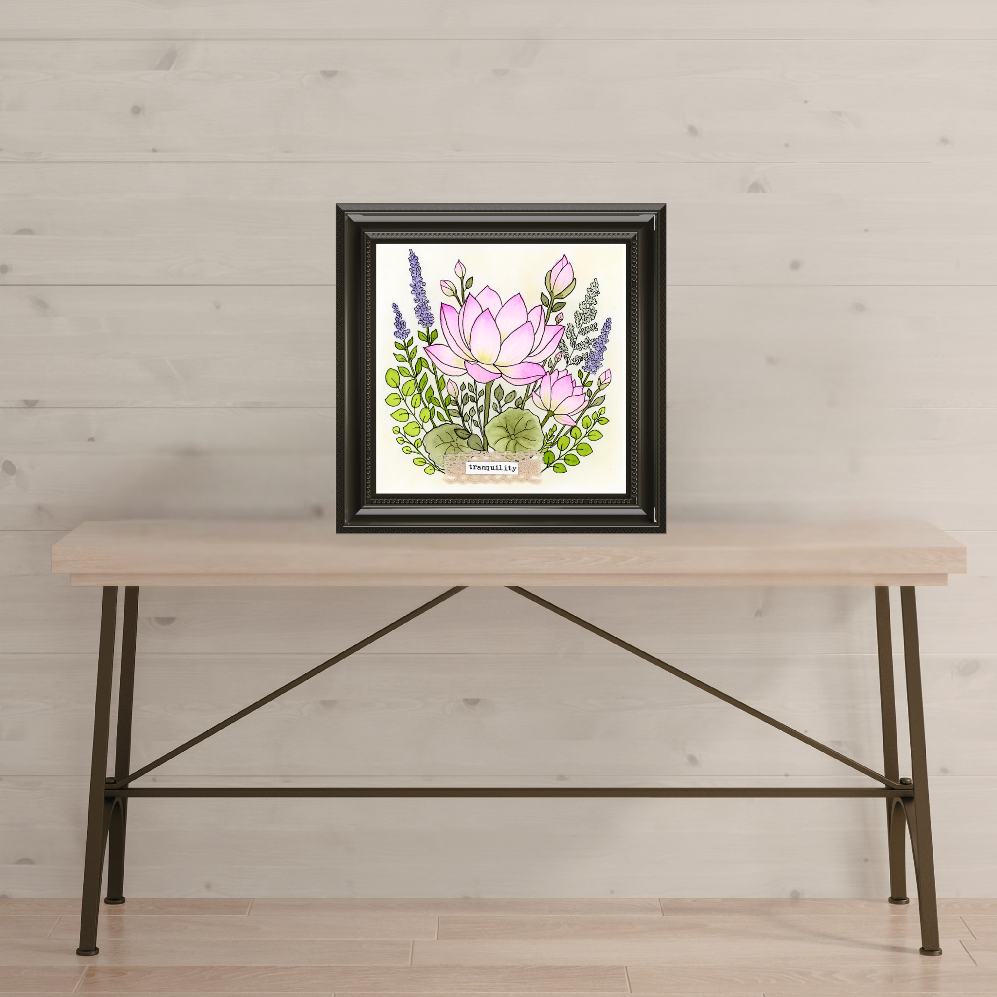 tranquility 6x6 print