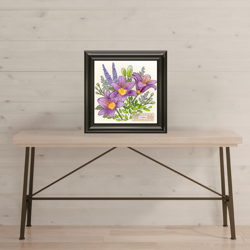 Asiatic Lily Floral Art Print – Wisdom | Botanical Wall Art from the In Bloom Collection